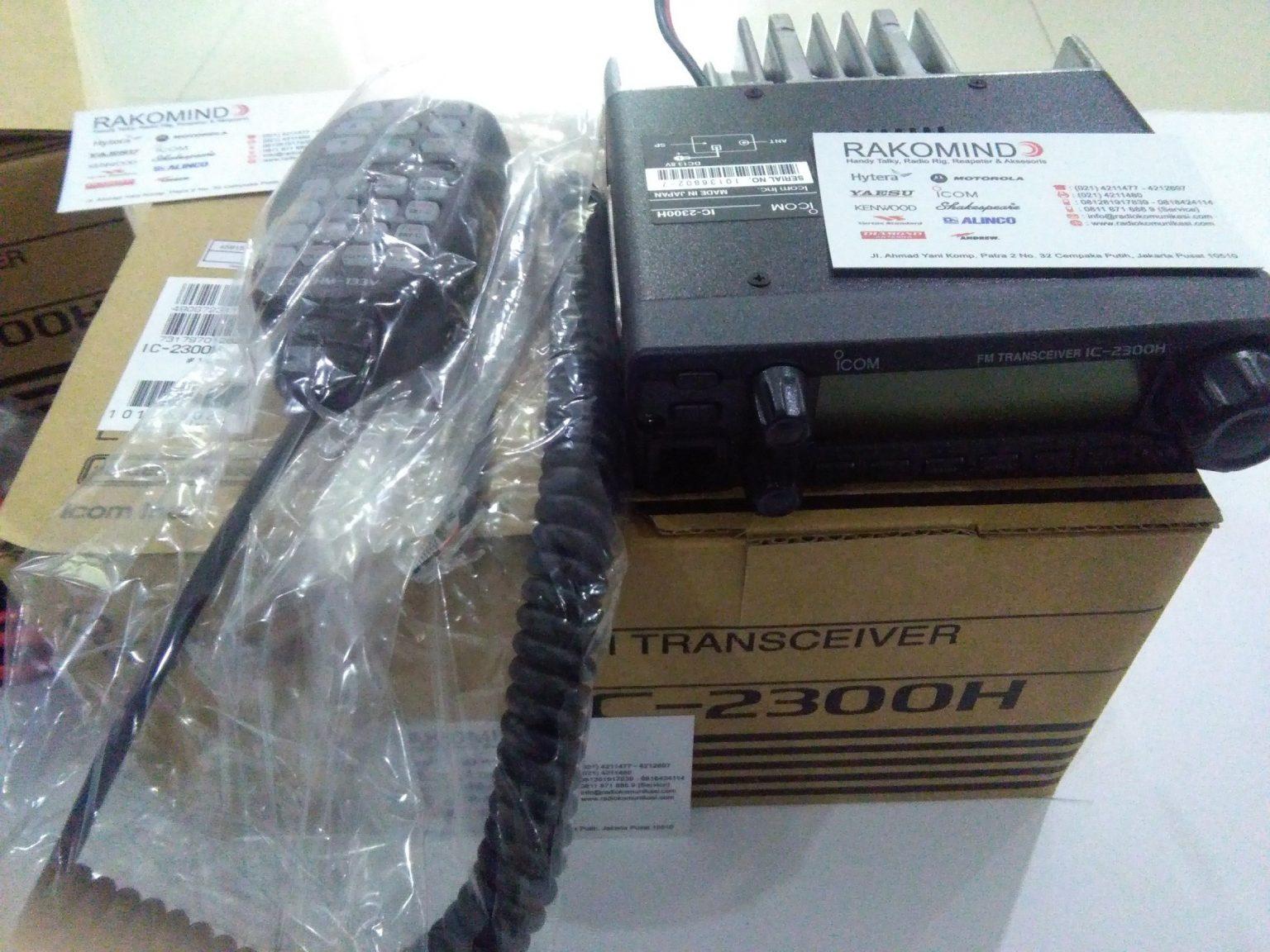 Radio Rig Mobile Icom IC-2300H Power 65W | Rakomindo