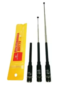 Three precision screwdrivers with black rubber grips and varying-length metal shafts, shown alongside a yellow packaging sleeve.