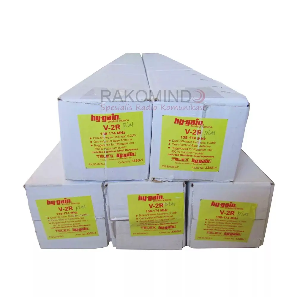 Hy-Gain V-2R Lokal | Rakomindo Antena repeater VHF dan base station Hy-Gain V-2R Lokal.