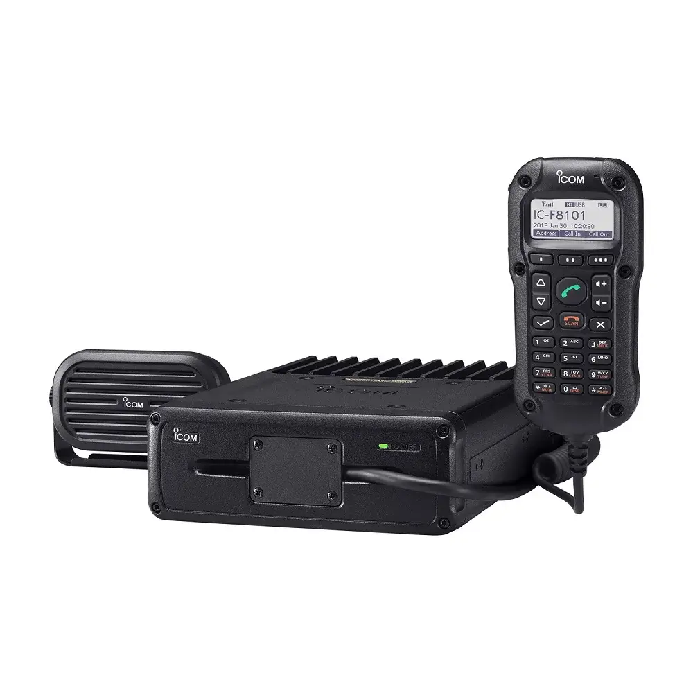 Radio HF Icom IC-F8101 dengan microphone Icom HM-192