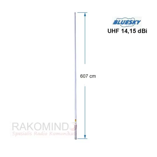 antena repeater blusky uhf