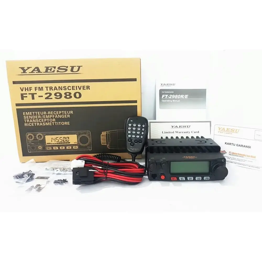 Yaesu FT-2980R | Rakomindo Radio rig Yaesu FT-2980R dan aksesoris.