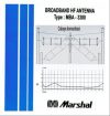 Marshal MBA-3300 Broadband HF SSB Antenna