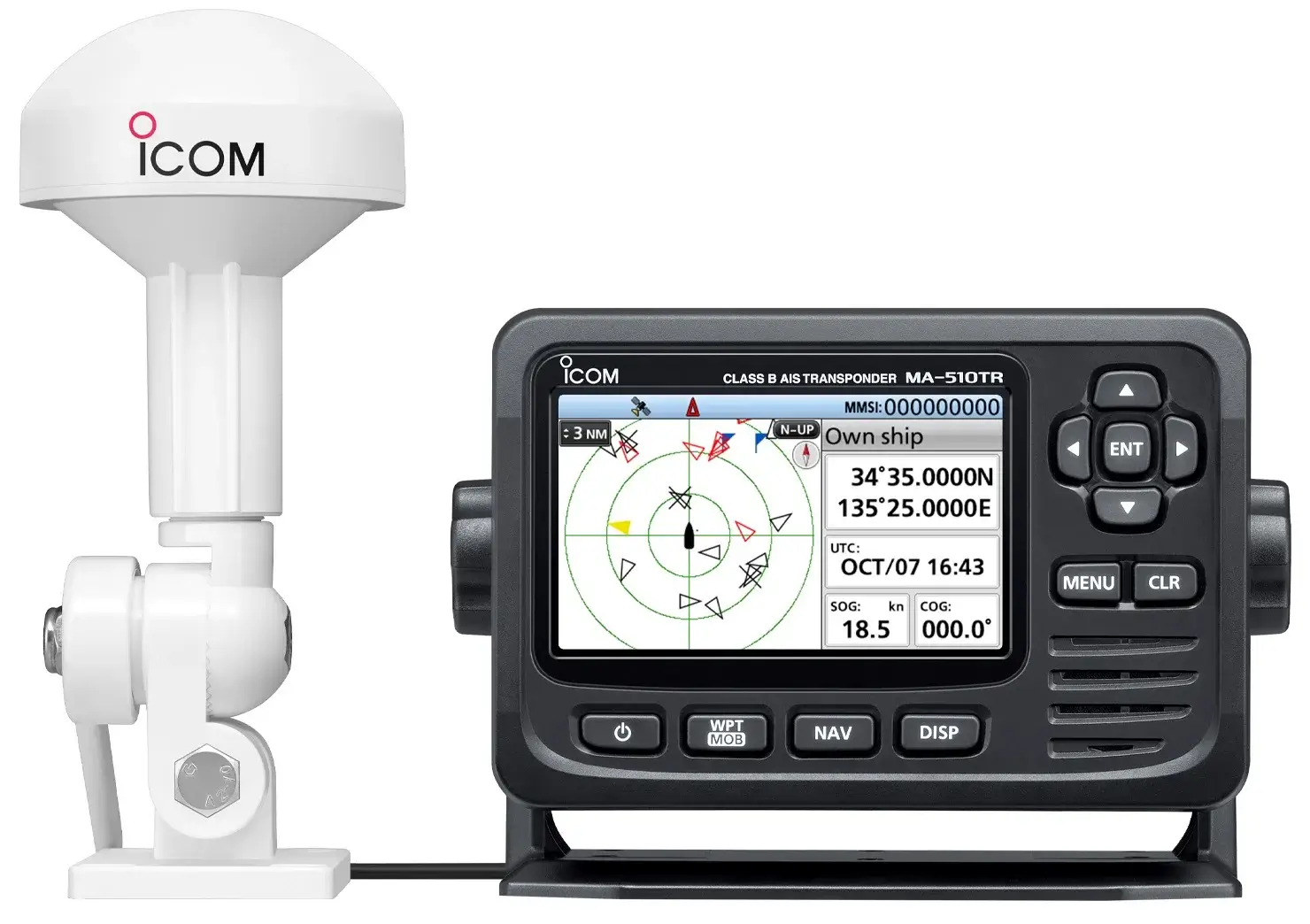 Transponder AIS kelas B, Icom MA-510TR.