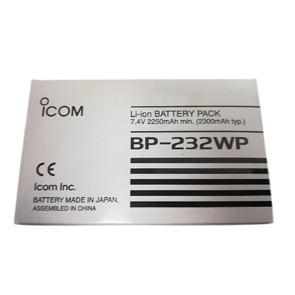 Icom BP-232WP | Rakomindo Baterai Icom IC-F4230D, BP-232WP.