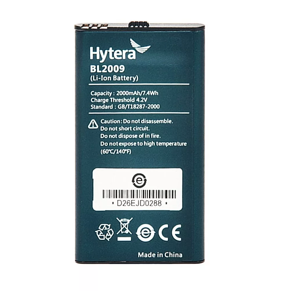 Baterai Hytera PD378, BL2009