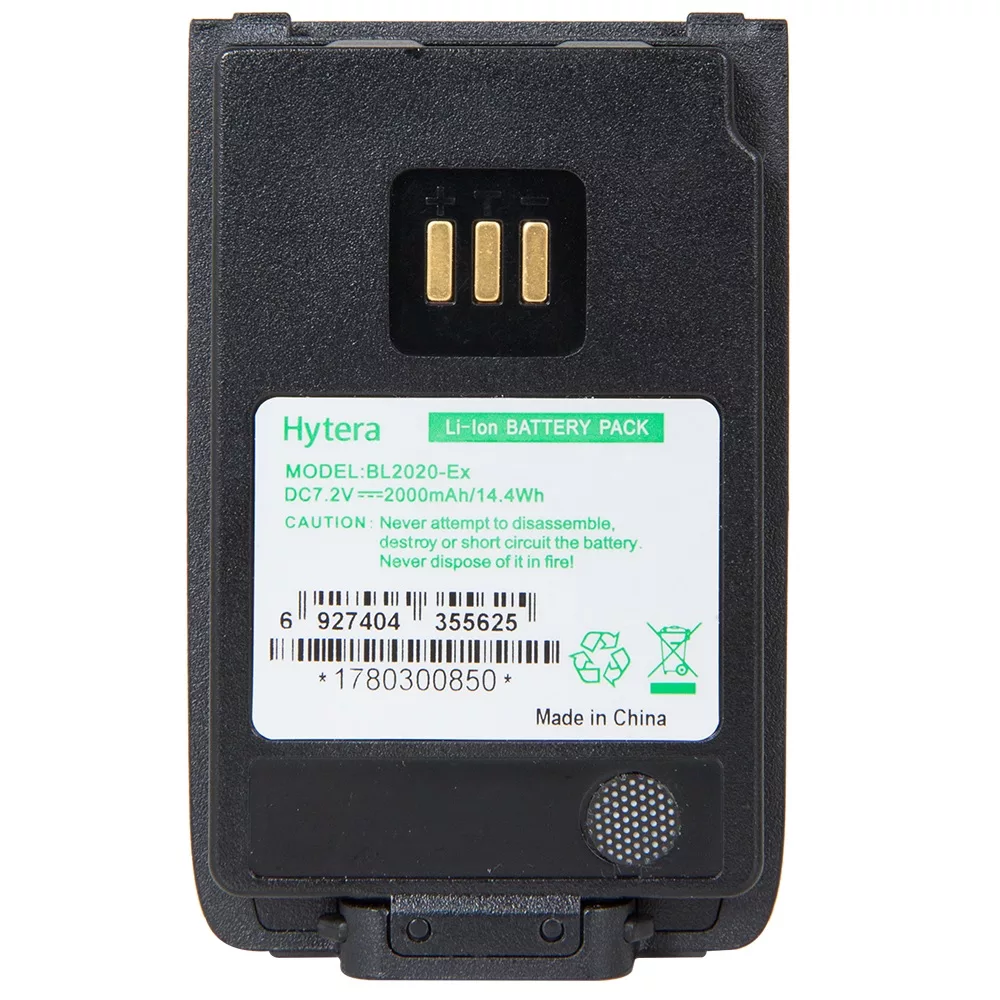 Hytera BL2020-Ex | Kontraktor Radio Komunikasi Baterai Hytera PD608 UL913, BL2020-Ex