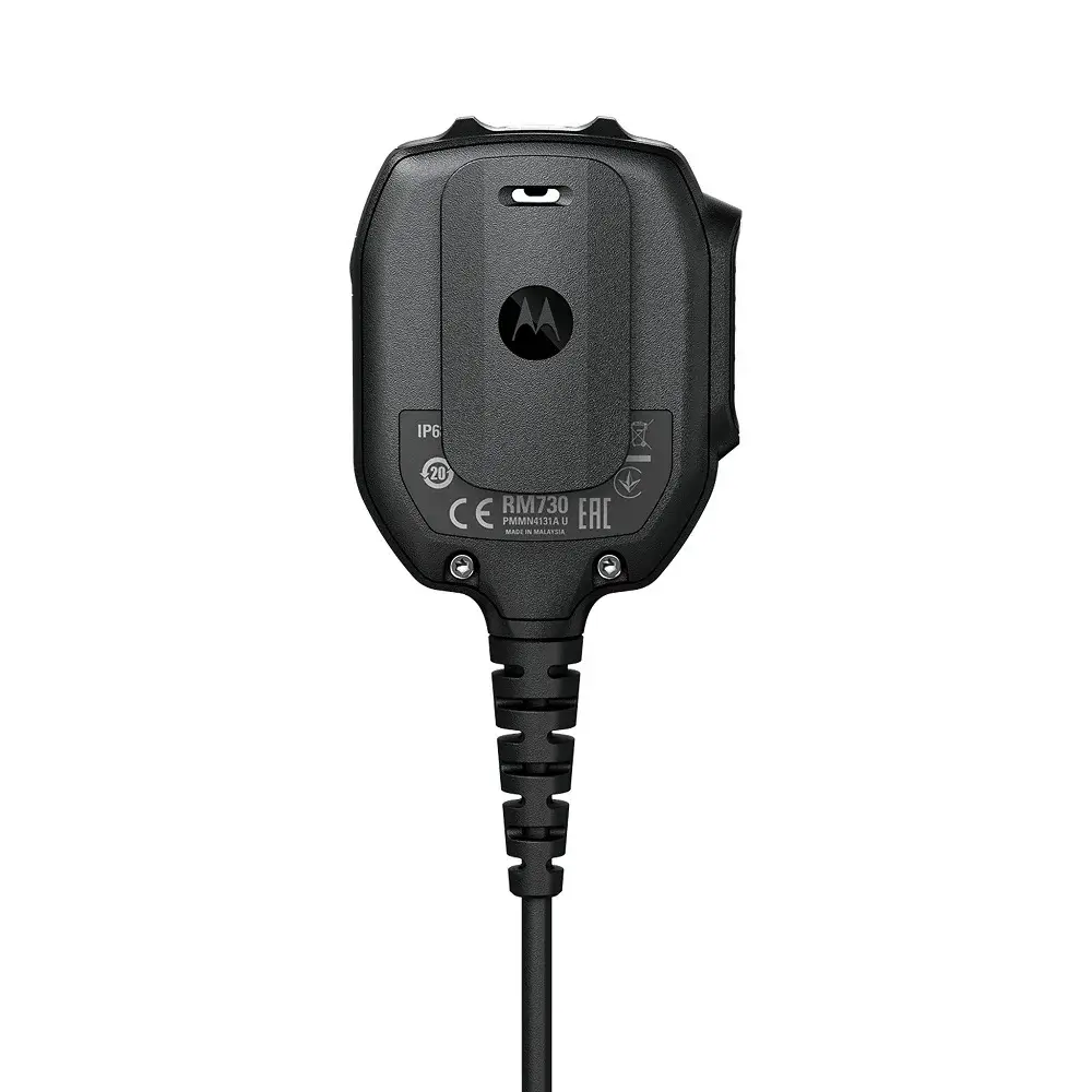 Tampak Belakang Motorola PMMN4131A | Rakomindo Tampak Belakang Microphone Motorola PMMN4131A.