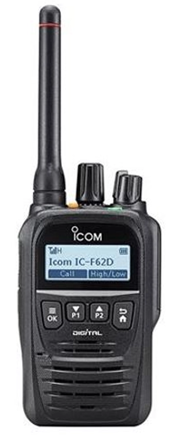 Icom IC-F62D | Kontraktor Radio Komunikasi Icom IC-F62D HT Digital waterproof