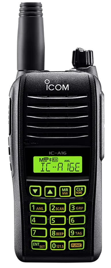 Icom IC-A16E | Kontraktor Radio Komunikasi Icom IC-A16E HT Air Band