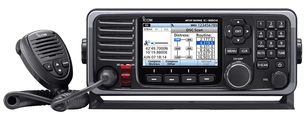 Icom IC-M804 | Kontraktor Radio Komunikasi Icom IC-M804 Radio Marine SSB HF MF DSC