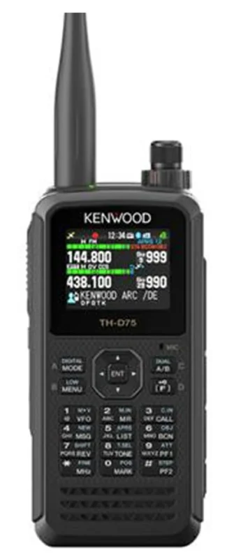 Kenwood TH-D75E HT Digital dual band vhf uhf