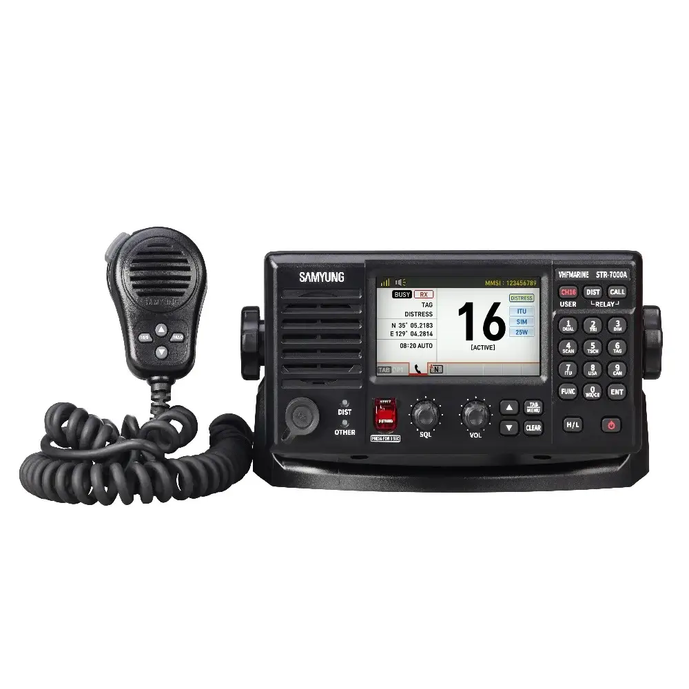 Samyung STR-7000A | Kontraktor Radio Komunikasi Radio VHF Marine Samyung STR-7000A - Marine DSC VHF Telephone