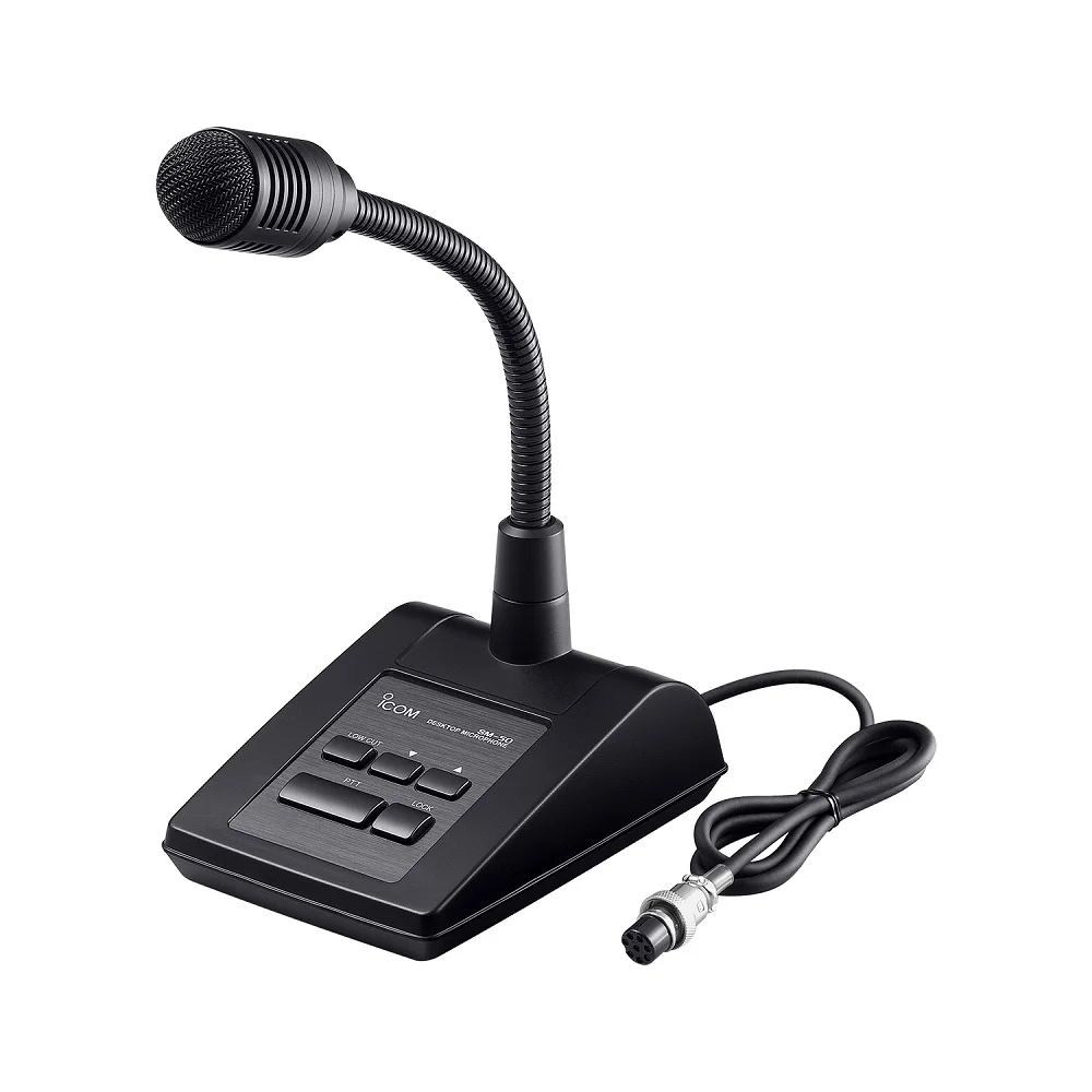 Desktop Microphone Icom SM-50 untuk Radio SSB Icom IC-718