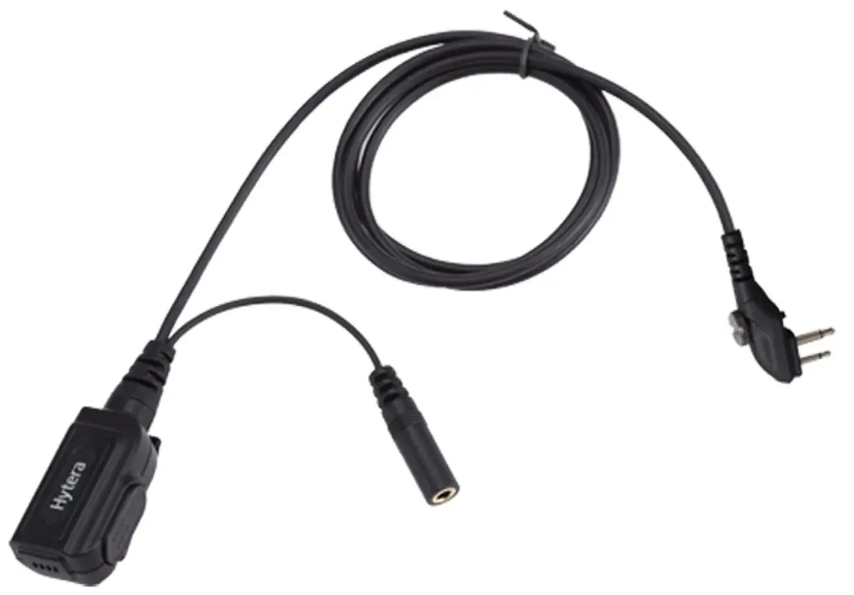 PTT dan microphone Hytera ACM-01 untuk headset Hytera ES-02