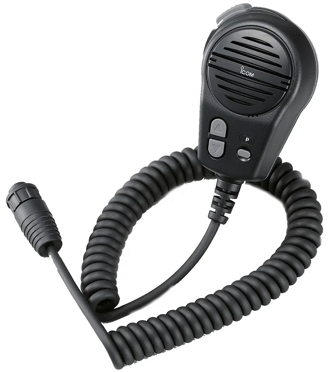 Icom HM-135 | Kontraktor Radio Komunikasi Extra Mic Icom HM-135 untuk radio HF marine Icom IC-M802