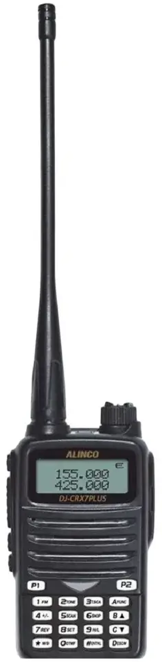 HT Dual Band Alinco DJ-CRX7Plus.