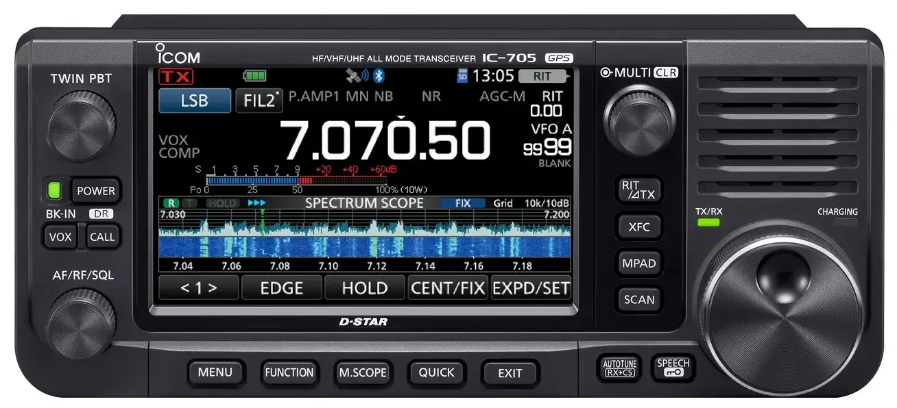 Icom IC-705 | Kontraktor Radio Komunikasi Radio SSB Icom IC-705.