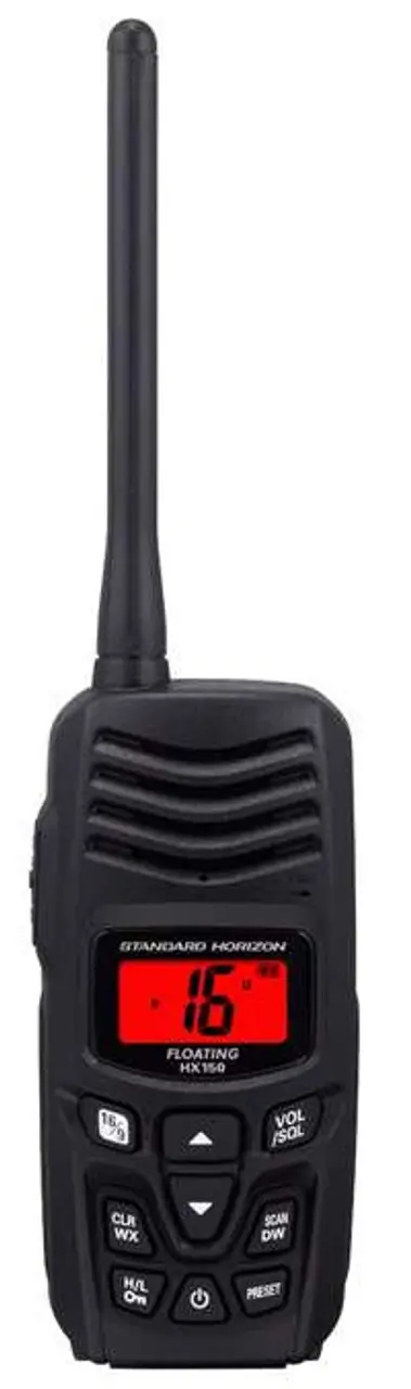 Standard Horizon HX150 | Kontraktor Radio Komunikasi HT VHF Marine Standard Horizon HX150.