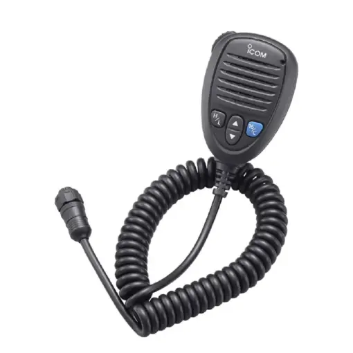Microphone Icom HM-214V untuk radio marine VHF Icom GM600.