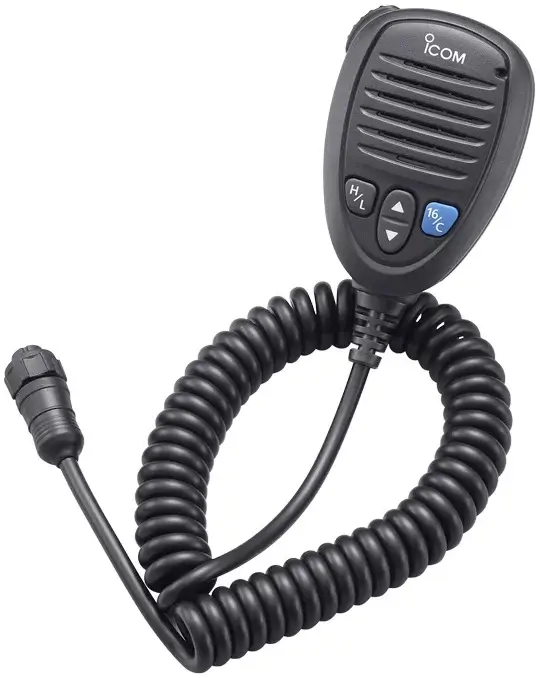 Microphone genggam Icom HM-205RB.