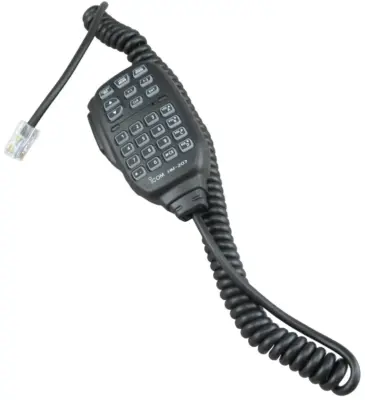 Extra Mic Icom HM-207 untuk radio rig dual band Icom IC-2730A.