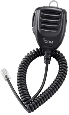 Microphone Icom HM-209 original untuk radio rig mobile Icom IC-2300H.