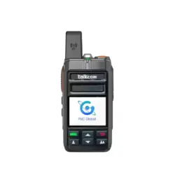 Handy talky POC Talkcom TC-99S warna hitam.