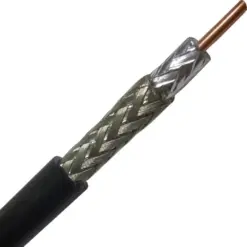 Kabel coaxial Andrew CNT-240 untuk menghubungkan antena dan radio rig mobile.