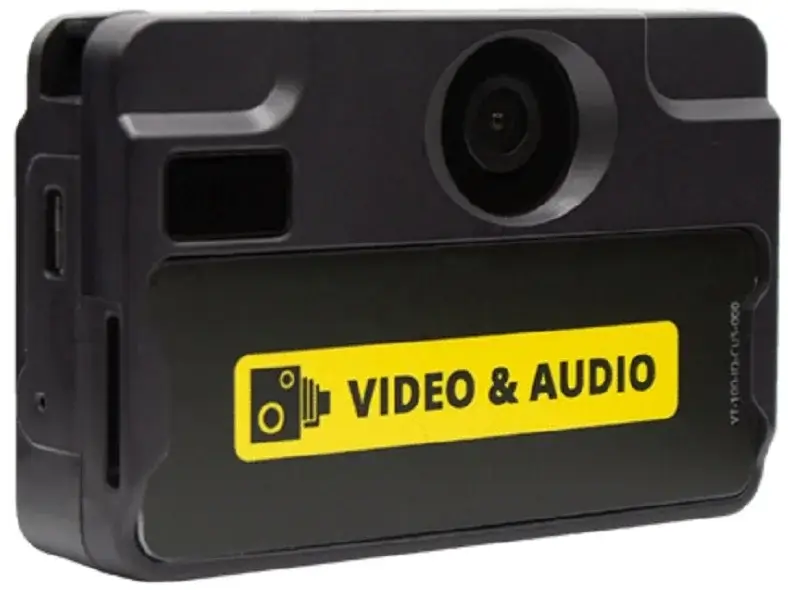 Body worn camera atau kamera badan Motorola VT100.