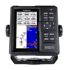 Alat pencari ikan atau fishfinder Garmin FF 650 GPS.