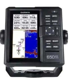 Alat pencari ikan atau fishfinder Garmin FF 650 GPS.