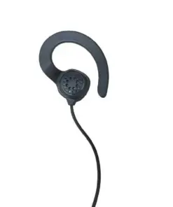 Headset Hytera EHN35R-P berbentuk C mengikuti daun telinga.