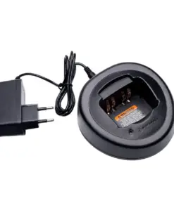 Desktop Charger Motorola WPLN4137 dan Adaptor Charger Motorola PS000037A01.