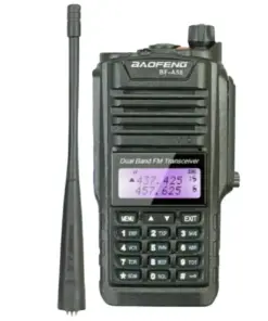 Radio HT dual band Baofeng BF-A58 dan antena.