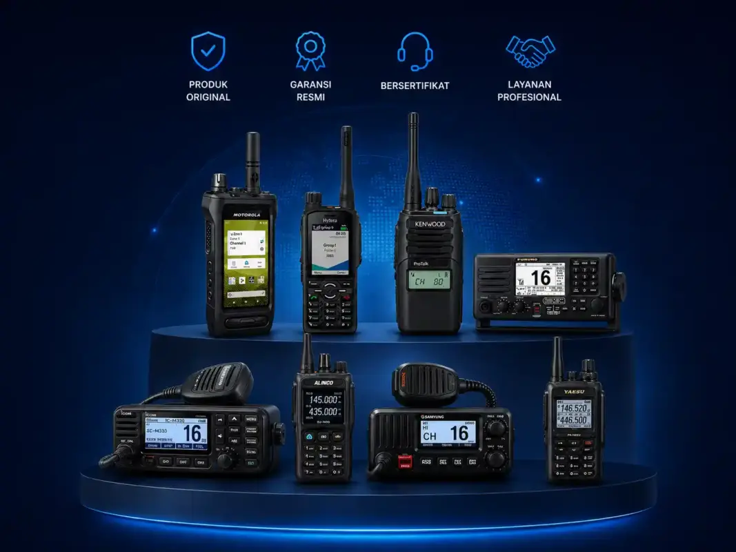 Rakomindo — Distributor & Solusi Radio Komunikasi Profesional Indonesia