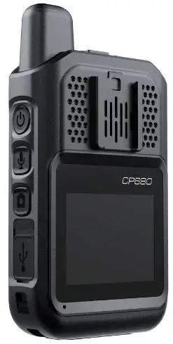 Body worn camera atau kamera badan dengan tombol push to talk Telox CP680.