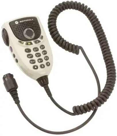 Microphone Motorola HMN4079G untuk radio rig mobile Motorola APX 5500.
