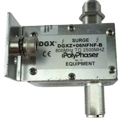 Polyphaser DGXZ+06NFNF-B | Rakomindo Arrester atau pelindung petir Polyphaser DGXZ+06NFNF-B.