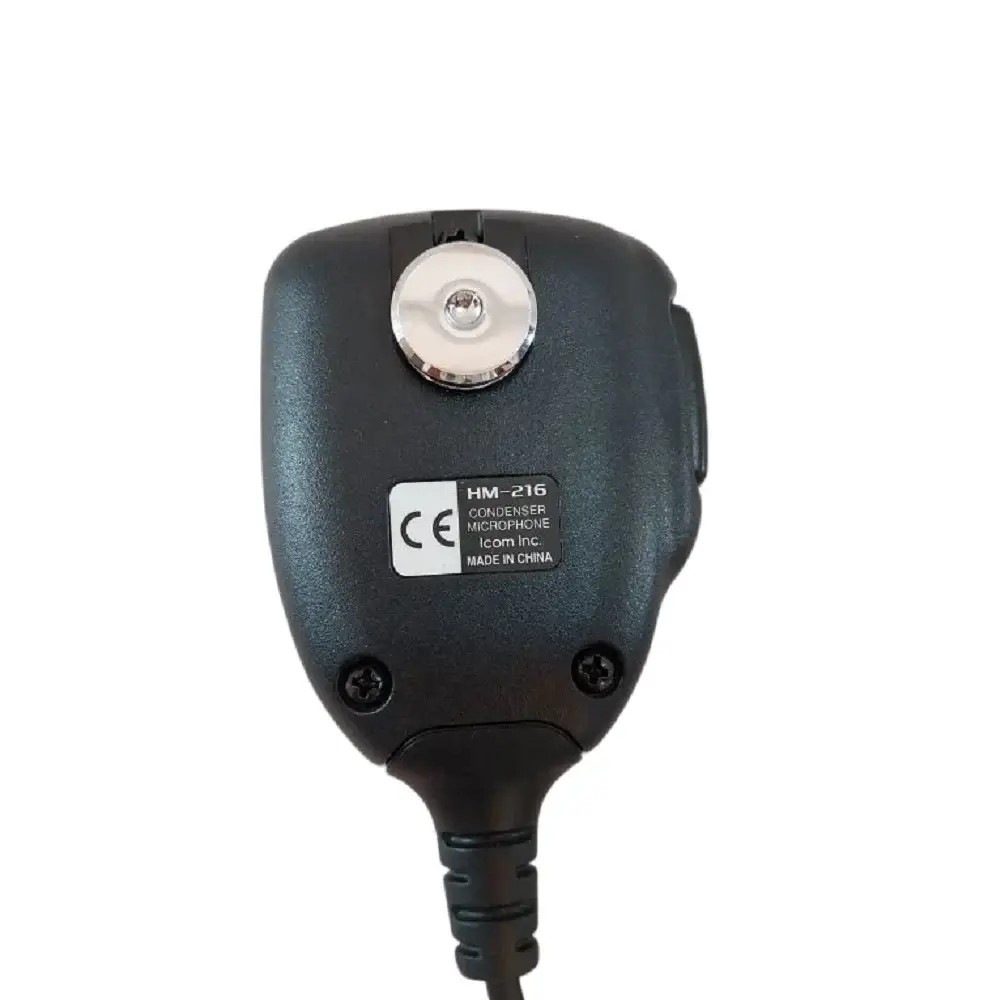 Icom HM-216 | Rakomindo Tampak belakang microphone Icom HM-216.