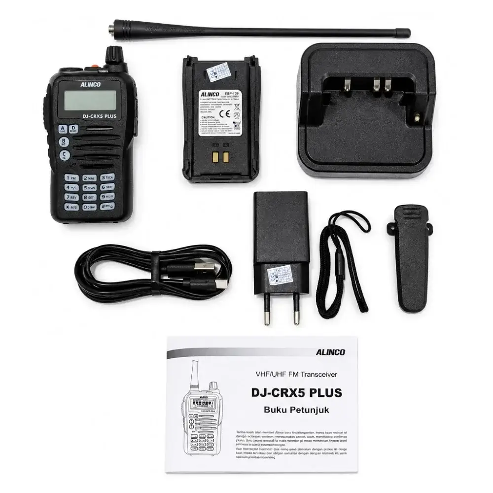 Alinco DJ-CRX5 Plus | Rakomindo Aksesoris HT dual band Alinco DJ-CRX5 Plus.