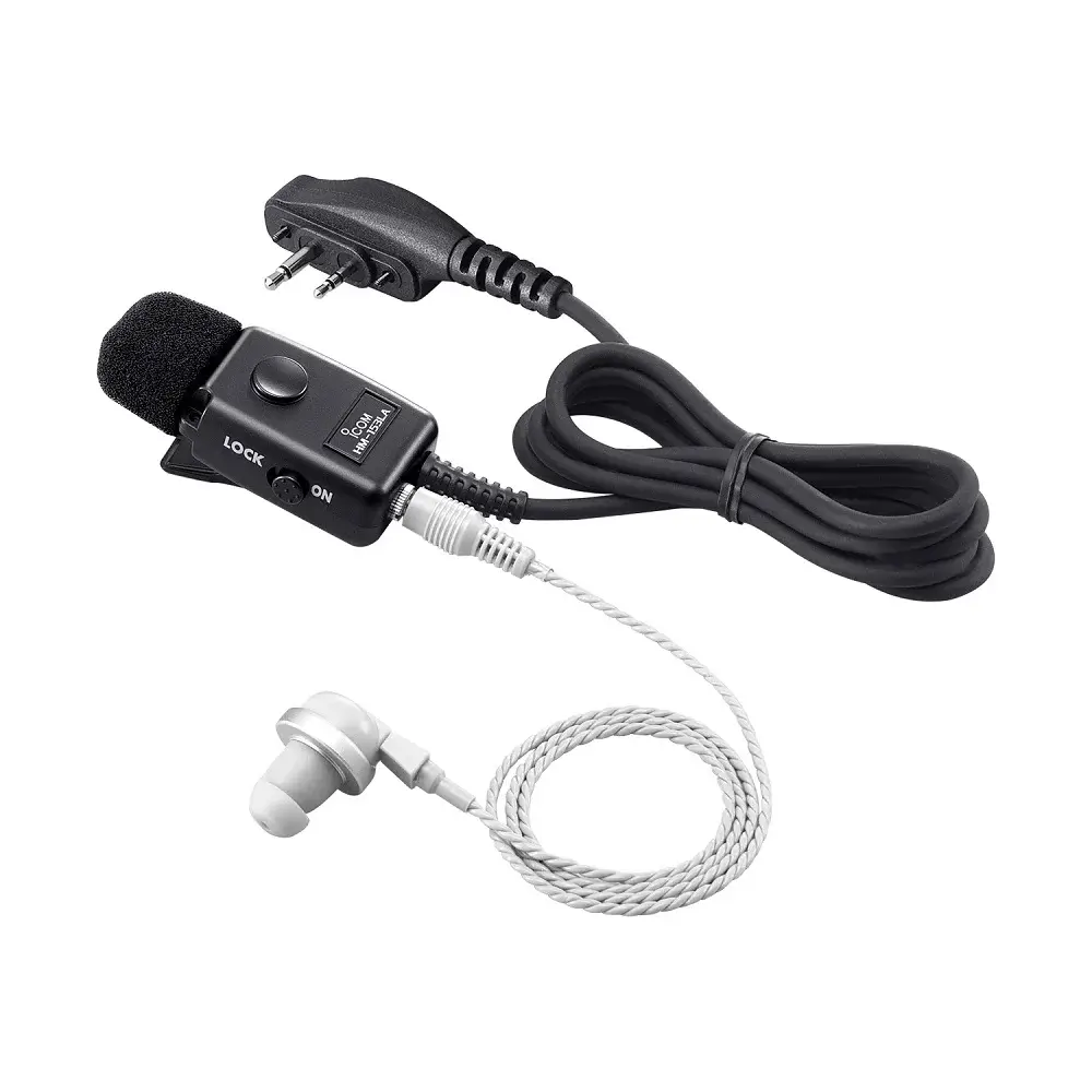 Icom HM-153LA | Rakomindo Earphone microphone Icom HM-153LA untuk HT Icom IC-V86.