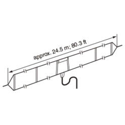 Diagram antena folded dipole Icom AH-710