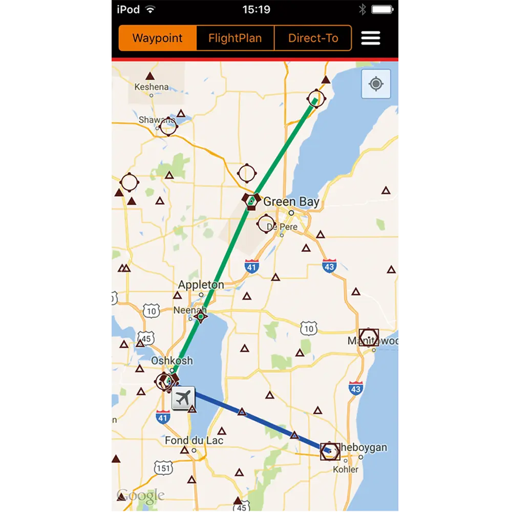 Icom RS-AERO1I Aplikasi Flight Plan IC-A25